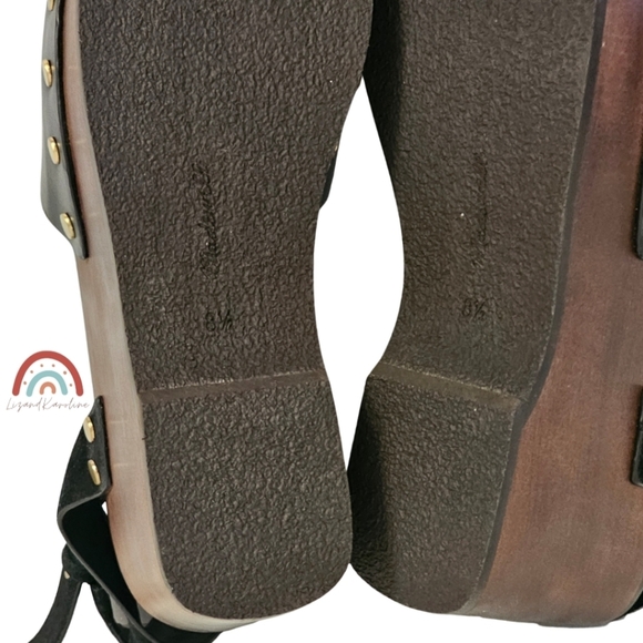 New! Madewell The Anouk Platform Clog Leather Chunky Wedge Heel Sandal - Picture 16 of 16